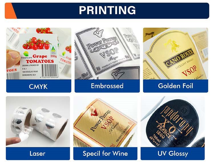 custom printed labels